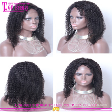 Cheveux naturel bouclés du kinky-gros Qingdao perruques 8 a grade afro kinky human hair frisés perruques pour femmes noires